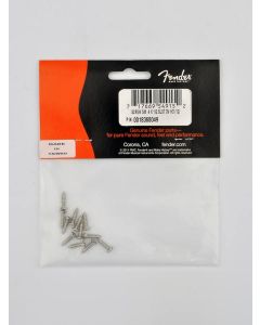Fender Genuine Replacement Part pickguard/control plate mounting screws '50s era Tele 4 x 1/2 slotted nickel 12 pcs 