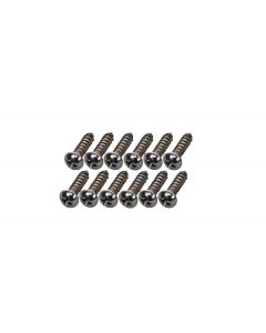 Fender Genuine Replacement Part tuner mounting screws Classic/Vintage series guitars #3 x 3/8  nickel 12 pcs 
