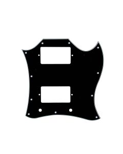 Pickguard SG-model custom, 3 ply, black