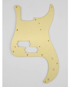 Fender Genuine Replacement Part pickguard '57 Precision Bass 10 screw holes 1-ply gold anodized 