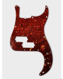 Fender Genuine Replacement Part pickguard '62 Precision Bass 13 screw holes 4-ply with truss rod notch tortoise shell 