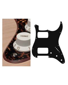 Pickguard Strat, 2 ply, tiger brown pearl, HH, 3 pot holes, 3-5 switch