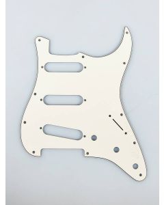 Fender Genuine Replacement Part pickguard Strat SSS 11 screw holes 3-ply parchment 