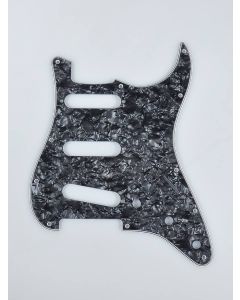 Fender Genuine Replacement Part pickguard Strat SSS 11 screw holes 4-ply black pearl 