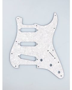 Fender Genuine Replacement Part pickguard Strat SSS 11 screw holes 4-ply white pearl 