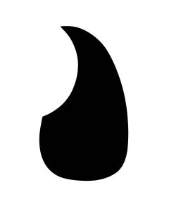 Martin self-adhesive pickguard black 