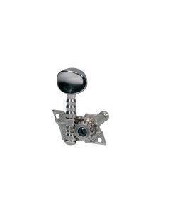 Stemmechanieken voor gitaar, metalen as, 6x links, metalen knoppen