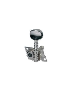 Stemmechanieken voor gitaar, metalen as, 6x rechts, metalen knoppen