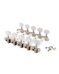 Stemmechanieken voor 10-snarige gitaar, nylon as, 100mm, plastic knoppen