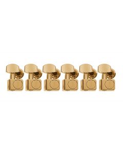 Fender Genuine Replacement Part machine heads American Standard 2 guide pins gold set of 6 