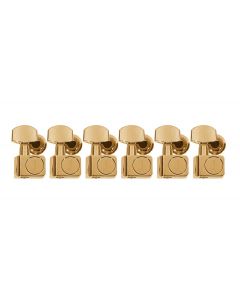 Fender Genuine Replacement Part machine heads American Standard 2 guide pins gold set of 6 