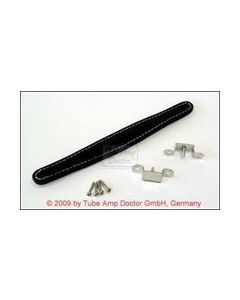 Ampeg Leather handle, raised w/loops, black