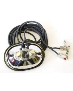 Footswitch, Channel & Reverb special for Fender Concert II, Twin Reverb II, Princeton Reverb II etc. with LEDs