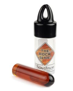 The Rock Slide glass tone bar (diameter 22.0mm - length 82.0mm) amber