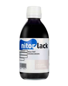 NitorLACK NitorTINT dye orange brown - 250ml bottle