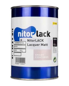 NitorLACK nitrocellulose paint matte clear - 1L can