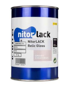 NitorLACK nitrocellulose paint relic gloss clear - 1L can