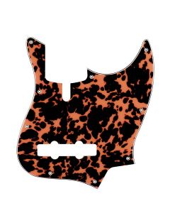 Boston pickguard, Sire Marcus Miller V-series 5-string, 3 ply, wild cat orange