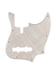 Boston pickguard, Sire Marcus Miller V-series 5-string, 4 ply, pearl white webbing