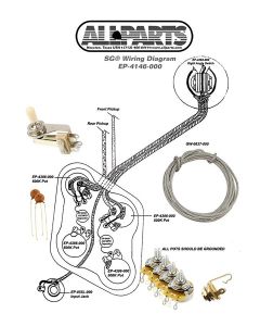 Allparts wiring kit for Gibson  SG  guitars
