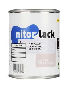 NitorLACK trans candy apple red - 500ml can