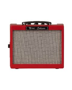 Fender battery amp mini Deluxe Amp, red, plastic housing, 1W, 1x3" speaker