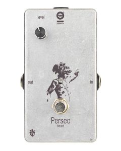 Dophix PERSEO boost, handbuilt analog effects pedal, clear boost that adds dynamics and harmonics