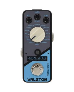 Valeton guitar effect pedal CORAL VERB II with 16 types of 24-bit digital reverb