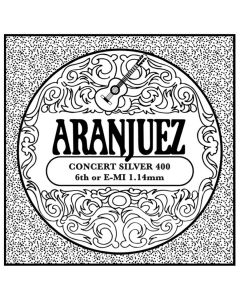 Aranjuez Concert Silver E-6 string, silverplated wound nylon, heavy gauge