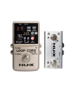 NUX Core Series loop pedal bundle LOOP CORE DELUXE, with NMP-2 footswitch(Looper)