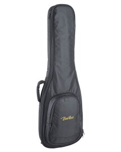 Boston gig bag for electric guitar, 6 mm. padding, nylon, 2 straps, large pocket, black