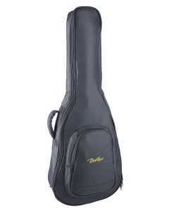 Boston gig bag for acoustic guitar, 10 mm. padding, cordura, 2 straps, large pocket, black