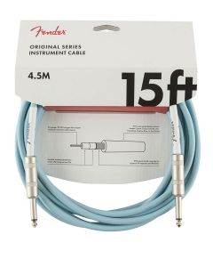 Fender Original Series instrument cable, 15ft, daphne blue