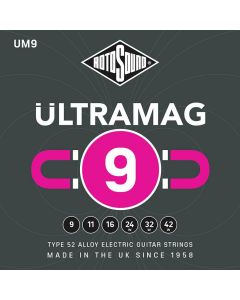 Rotosound Ultramag string set electric type 52 alloy wound 9-42, super light