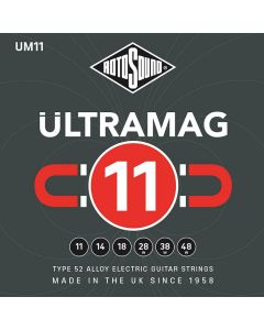 Rotosound Ultramag string set electric type 52 alloy wound 11-48, medium