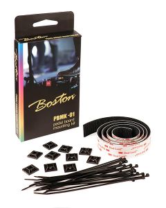 Boston pedal board mounting kit: 3M Dual Lock (1mtr), 10pcs adhesive mount plate, 20pcs cable tie