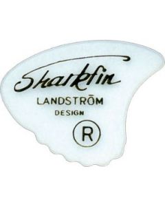 Sharkfin Plectrum white /mettel
