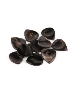 Boston Madagascar Series handcarved pick 10-pack with Ergogrip, standard RH, mixed horn