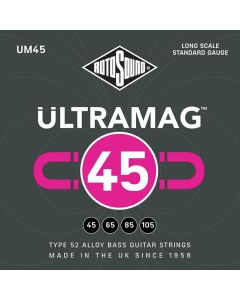 Rotosound Ultramag string set electric bass type 52 allow wound 45-105