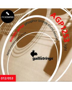 Galli ProCoated Phosphor Bronze string set acoustic, phosphor bronze wound, light, 012-053