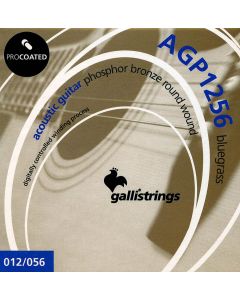 Galli ProCoated Phosphor Bronze string set acoustic, phosphor bronze wound, bluegrass, 012-056