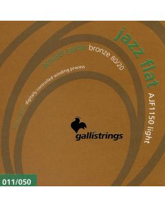 Galli Jazz Flat string set acoustic tape wound, light, 011-014-024-032-040-050