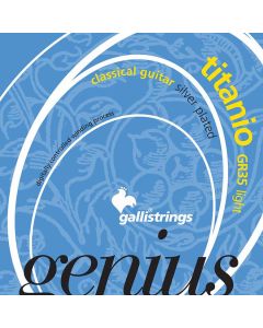 Galli Genius Titanio string set classic, light tension, 029-032-040-028-033-042