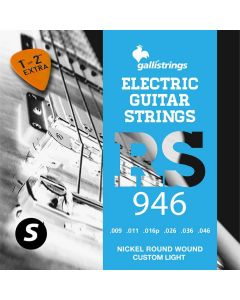 Galli string set electric, nickel roundwound, custom light, 009-011-016-026-036-046