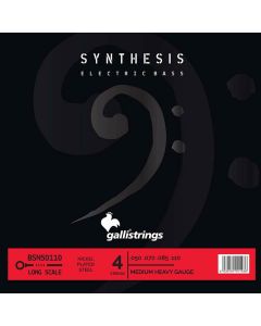 Galli Synthesis string set electric bass, nickel and steel double winding, medium heavy, 050-070-085-110