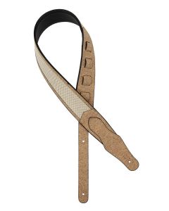 Gaucho Peace Series guitar strap, hemp and cork medium textured