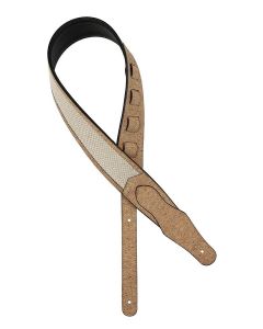 Gaucho Peace Series guitar strap, hemp and cork coarse-textured
