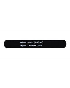 Hosco Japan black nut file, 0.042"