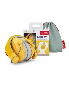 Alpine Hearing Protection Muffy Kids earmuff, yellow