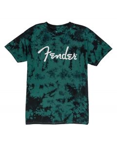 Fender Clothing T-Shirts tie-dye logo t-shirt, blue, S